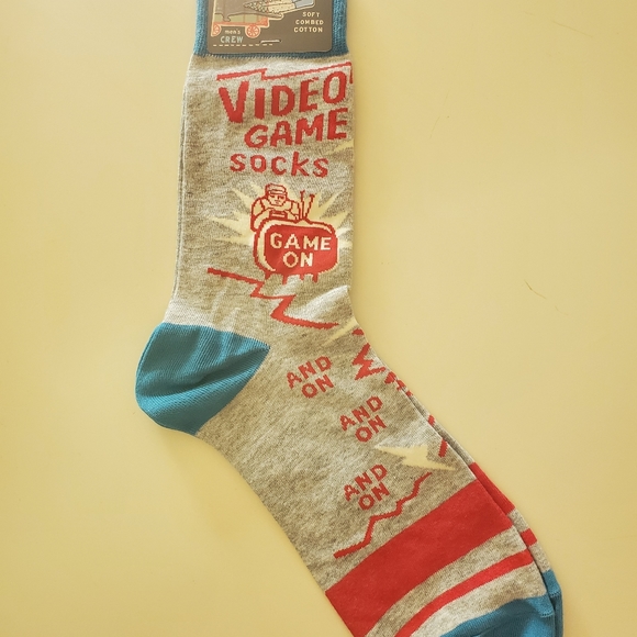 Blue Q socks men's crew size 7-12 - Picture 5 of 10